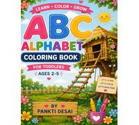ABC Alphabet Coloring Pages Worksheet for Toddlers age 2-5
