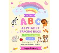 ABC Alphabet Tracing Book for Kids | Learn to Write Letters A-Z with Fun Handwriting Practice: Kindergarten & Homeschool | Preschool Workbook for ... Practice | Uppercase & Lowercase Alphabet