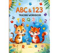 ABC and 123 Tracing Workbook for Kids: Learn Letters and Numbers | Fun Handwriting Practice for Ages 3-5