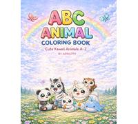 ABC Animal Coloring Book: Cute Kawaii Animals A-Z