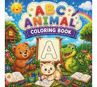 ABC Animal Coloring Book: Fun animal coloring book with color ideas for Ages 3+