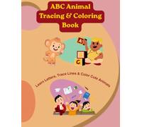 ABC Animal Tracing & Coloring Book