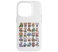 ABC Animals - Alfabeto Educativo Ritorno a scuola Custodia per iPhone 14 Pro