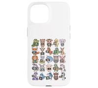 ABC Animals - Alfabeto Educativo Ritorno a scuola Custodia per iPhone 15