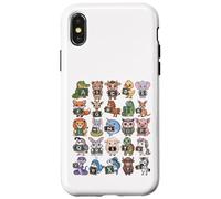 ABC Animals - Alfabeto Educativo Ritorno a scuola Custodia per iPhone X/XS