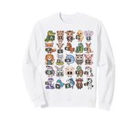 ABC Animals - Alfabeto Educativo Ritorno a Scuola Felpa