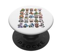 ABC Animals - Alfabeto Educativo Ritorno a scuola PopSockets PopGrip Adesivo