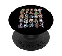 ABC Animals - Alfabeto Educativo Ritorno a scuola PopSockets PopGrip Adesivo