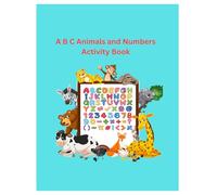 ABC Animals and Numbers Activity Book