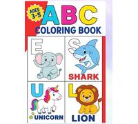 ABC Animals Coloring Book for Kids Ages 3-5