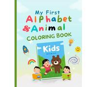 ABC & Animals Fun Coloring Book: ABC Coloring Book: Color 100+ Animals, Birds, Vehicles, Fruits, Toys & Alphabets For Boys & Girls | Coloring Book for Toddlers and Preschool Kids | ... Book and Coloring Pages (Kids Ages 3-5)