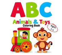 ABC Animals & Toys: Coloring Book