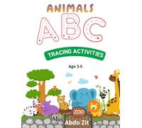 ABC Animals Tracing Activity Workbook for Preschoolers