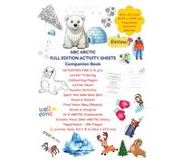 ABC Arctic Activity Workbook • 8.5"x11" Paperback for Kids • Colourful Alphabet Learning & Fun Activities: ABC Forest Adventures Companion Workbook • Activities to Learn the Alphabet Through Play