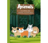 ABC Baby Animals Coloring Book for Kids Ages 3-6 ️: Learn Letters, Trace Words & Color Cute Baby Animals!
