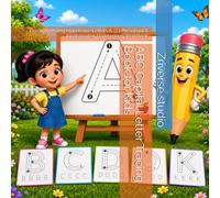 ABC Capital Letter Tracing Book for Kids: Practice Writing Uppercase Letters A-Z | Preschool & Kindergarten Handwriting Workbook