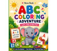 ABC Coloring Adventure: Learn, Color & Have Fun with Cute Animals