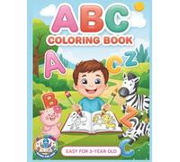 ABC Coloring Book for Kids Ages 3-6: Fun Alphabet Learning with Animals, Objects & Funny Quotes - 54 Pages, No Ink Bleed