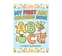 ABC Coloring Book for Kids Ages 3-6: Learn Capital & Small Letters with Fun Alphabet Coloring Pages, Cute Drawings, Easy Preschool Activities, and ... Practice for Toddlers & Kindergarten Kids