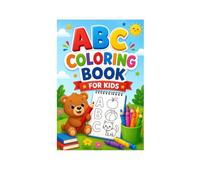 ABC COLORING BOOK FOR KIDS: Learn Letters A-Z with fun drawings + Large Print