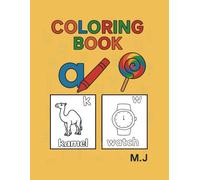 abc Coloring Book for Kids: Learn Lowercase Letters with Fun Pictures to Color - a to z Words, and Easy Coloring Book for Kids, Toddlers, and Babies ... Learn Small Letters with Words and Pictures