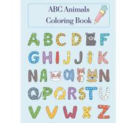 ABC Coloring Book in English Ages 3 - 8: Learn the Alphabet and Animals | Fun Coloring and Writing activities