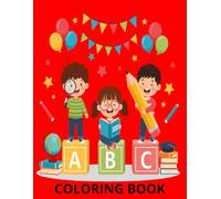 ABC coloring book with word