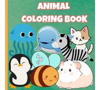 ABC Cute Animals Coloring book for Kids: Educational Coloring Pages with Animals and Alphabets for Children Ages 3-5