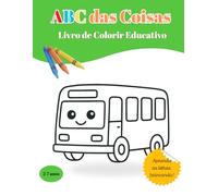 ABC das Coisas: Livro de colorir educativo
