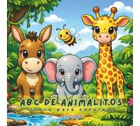 ABC DE ANIMALITOS: Libro Para Colorear