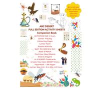 ABC Desert Activity Workbook • 8.5"x11" Paperback for Kids • Colourful Alphabet Learning & Fun Activities: ABC Desert Adventures Companion Workbook • Activities to Learn the Alphabet Through Play