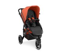 ABC Design Passeggino Sportivo Salsa Run - Buggy a Tre Ruote per Corsa, Jogging e Pattinaggio con Sedile Reversibile, Pneumatici, Sospensioni Integrate e Freno a Mano - Carota