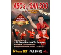 ABC di SAN SOO Kung Fu - Vol-25, 26, 27, 28, 29 &30 - (set da 6 Vol) di GM Bill Lasiter [DVD]