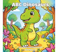 ABC Dinosaurs: Fun and Easy Coloring Book for kids Ages 3-8