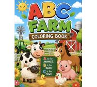 ABC Farm Animals Coloring Book