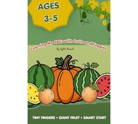 ABC Fruits and Vegetables Coloring Book for Toddlers: Learning My ABCs with 26 Jumbo Designs for Ages 3-5