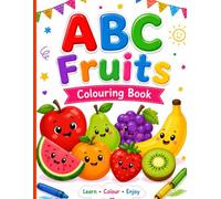 ABC Fruits colouring book
