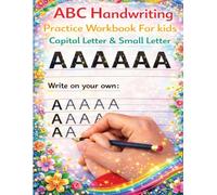 ABC Handwriting Practice Workbook For Kids Preschool Skills