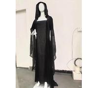 ABC.icos Abito gotico da donna con cappuccio, stile vintage, medievale, in vita, per feste rinascimentali, per cosplay, Halloween, per donne, S
