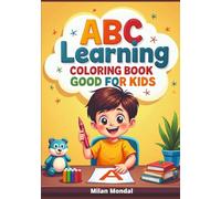 ABC Learning Coloring Book for Kids: Fun Alphabet, Shapes, and Cute Animals.