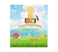 ABC Learning Pack!: Tracing, Coloring, Mazes, Matching Activities & Letter Recognition Workbook for Preschool and Kindergarten Kids Ages 3-5