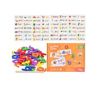 Abc Letter Spelling Game Matching Sight Words Early Educational Montessori Abc