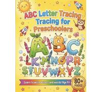 ABC Letter Tracing for Preschoolers: My First Alphabet and Numbers Workbook for Kids Ages 4+ | Learn to Write Letters, Pen Control, and Fun Activity Pages (Search, Color, and Dab)