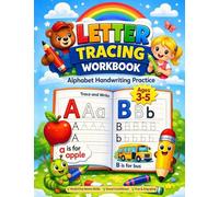 ABC Letter Tracing: Learn to Write with Line Tracing & Pen Control | Preschool Handwriting Workbook for Kids Ages 3-5 | Build Fine Motor Skills & Early Writing Confidence