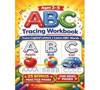 ABC Letter Tracing Workbook: Capital Letter Practice for Toddlers and Preschoolers | Learn to Trace Uppercase Letters A-Z with Fun Coloring Pages