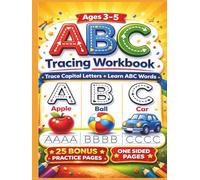 ABC Letter Tracing Workbook: Capital Letter Practice for Toddlers and Preschoolers | Learn to Trace Uppercase Letters A-Z with Fun Coloring Pages