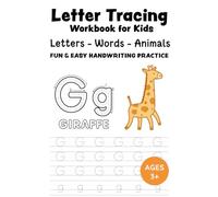 ABC Letter Tracing Workbook for Kids: Learning To Write Alphabet, Animals and Line Tracing. Handwriting Activity Book For Preschoolers and Kindergartens