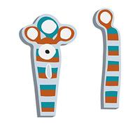 ABC Lettere Monster Reese in Legno, Ideale Come Decorazione di Lettere in Legno, Come Decorazione o Targa per Porta