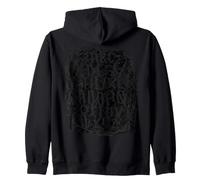 ABC Letters Doodle Design - Grungy Back to School Graphic Felpa con Cappuccio