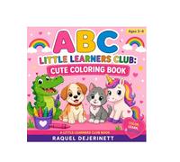 ABC Little Learners Club: Cute Animals Coloring Book